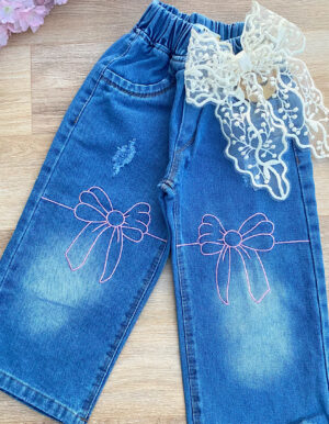 شلوار جین پاپیون